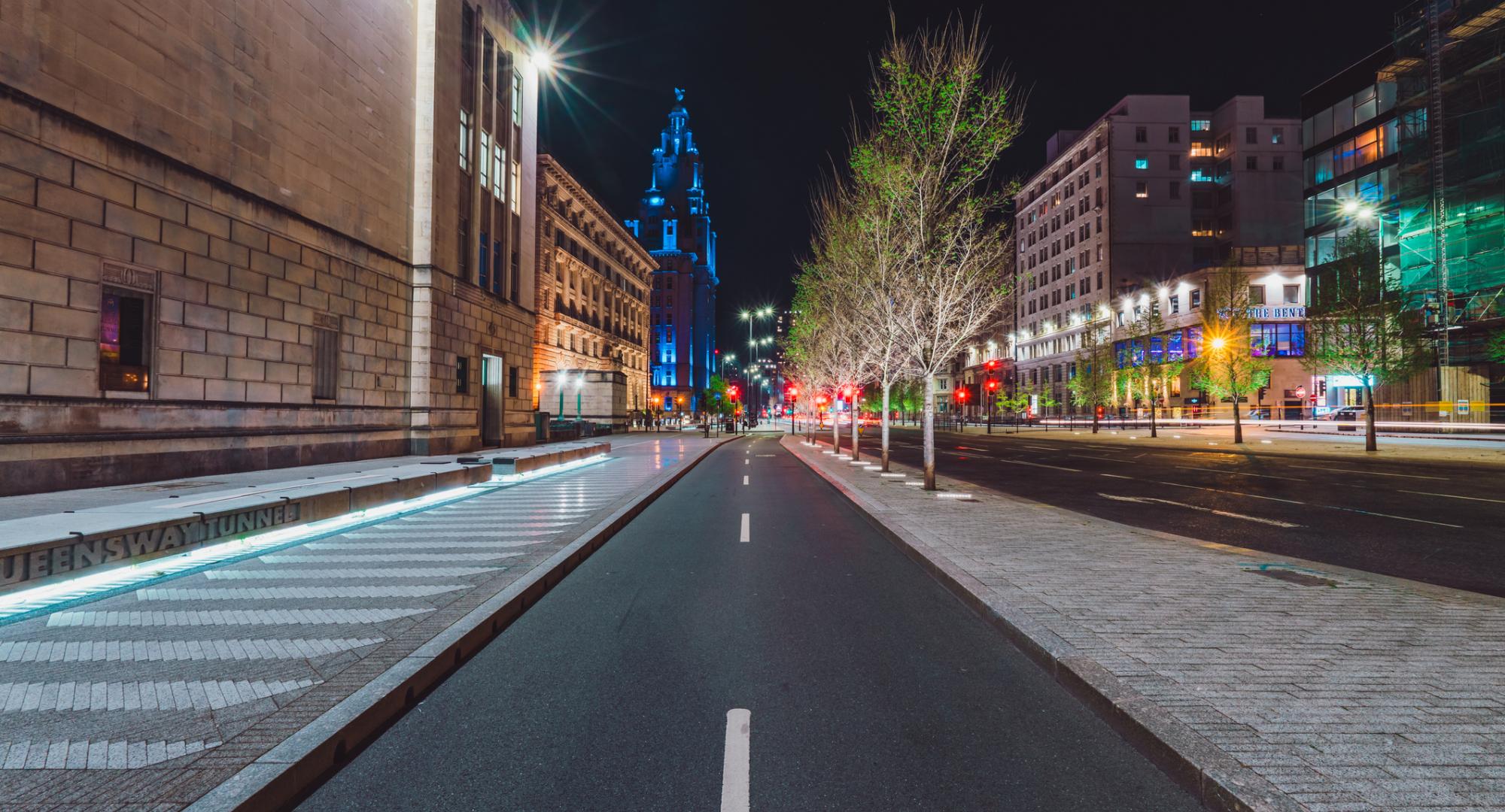 Road in Liverpool