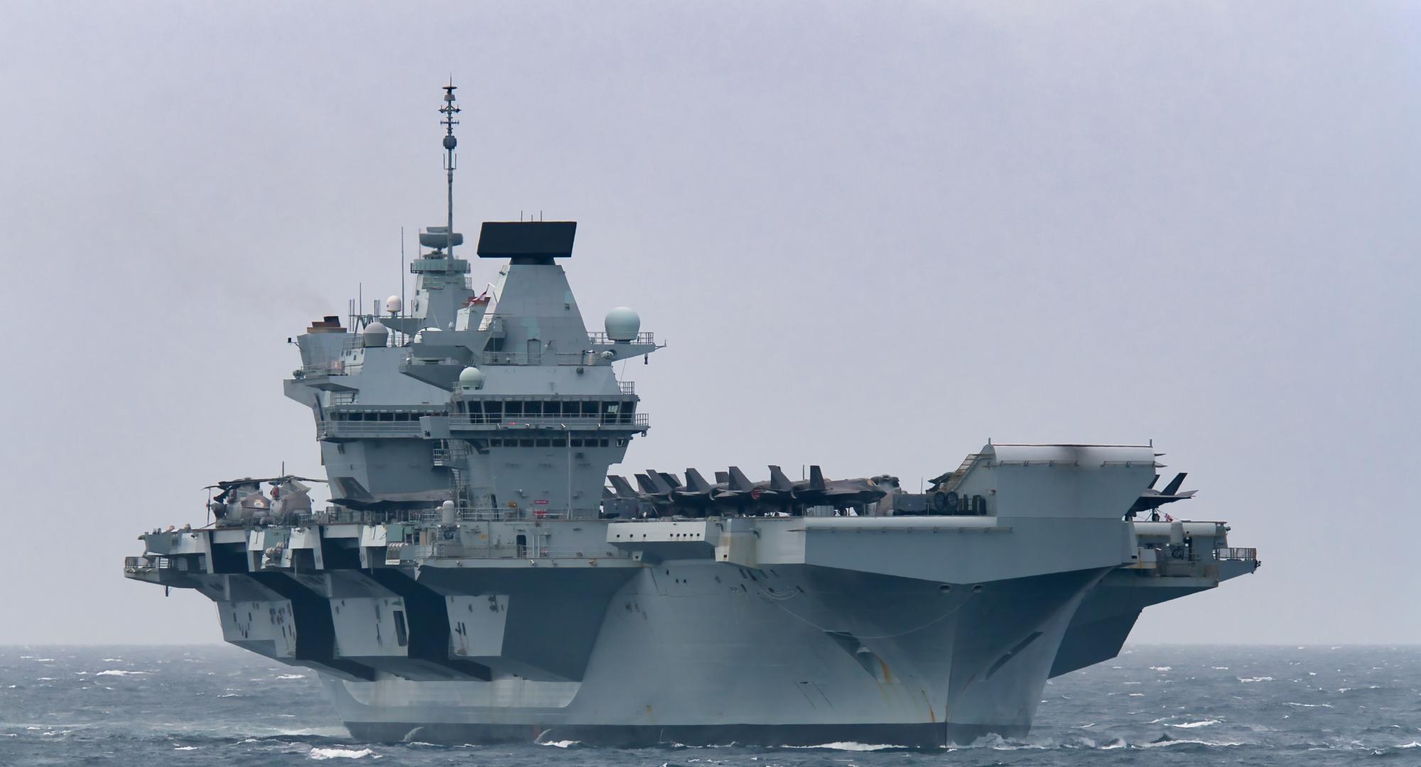 Royal Navy aircraft carrier