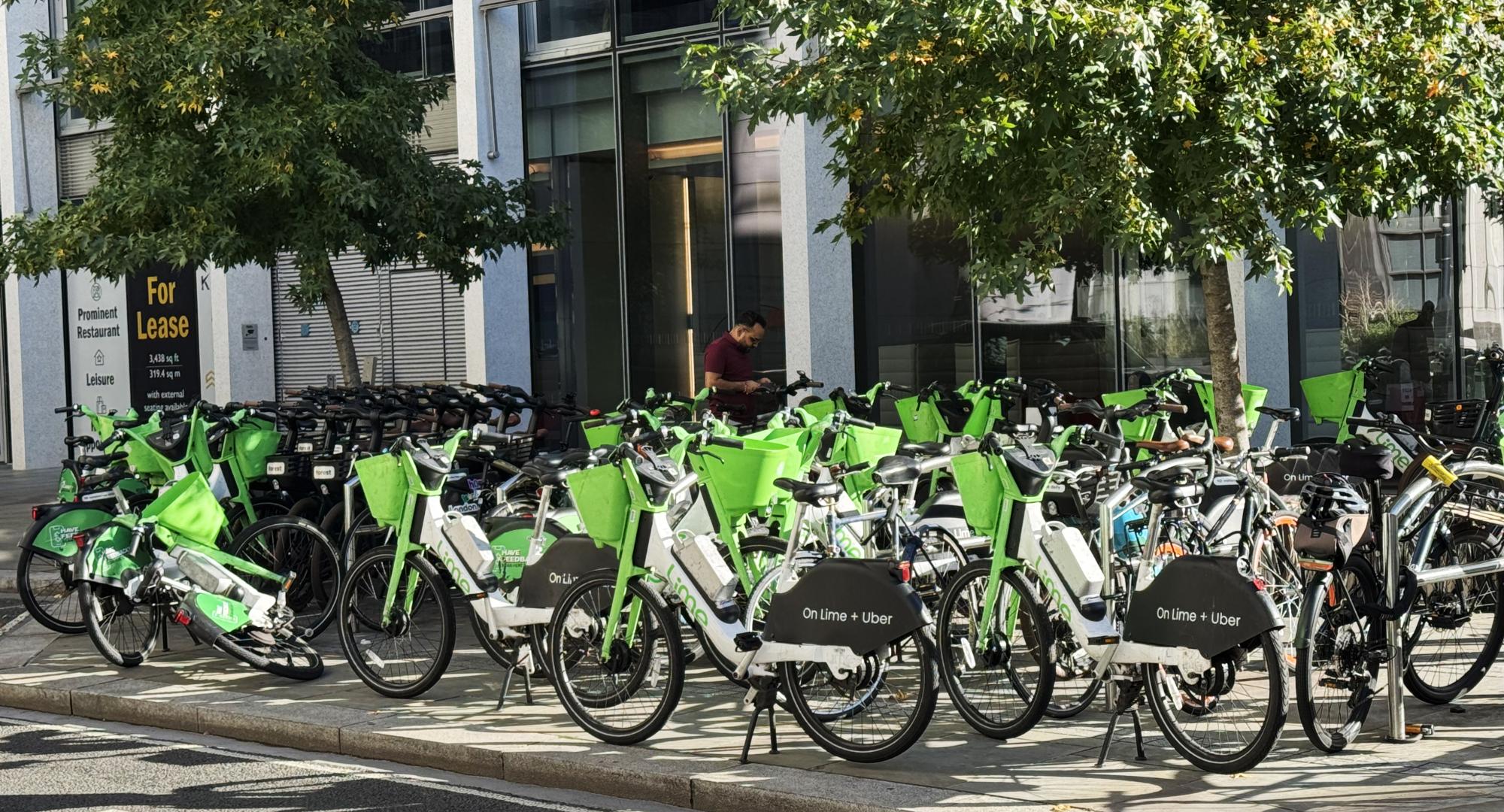 London lime bikes