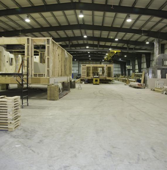 Modular home warehouse 