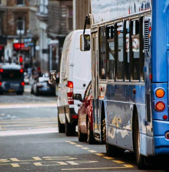 Bus in Glasgow 