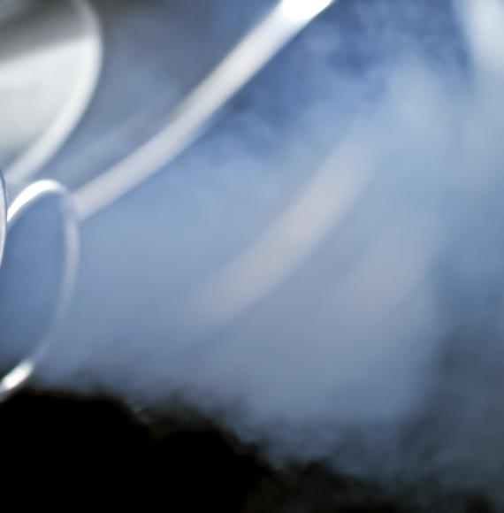 Car exhaust fumes