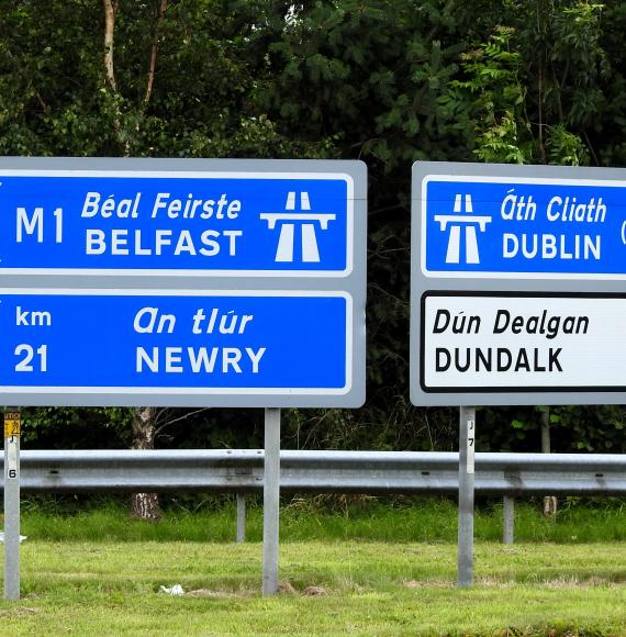 Ireland road signs