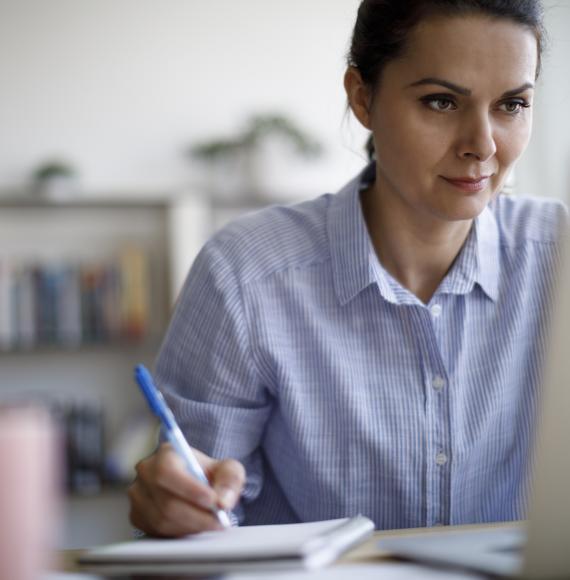 Woman working