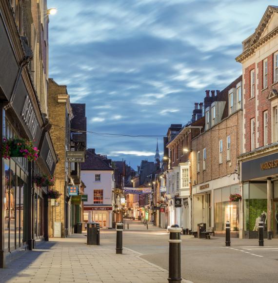 Typical UK High Street