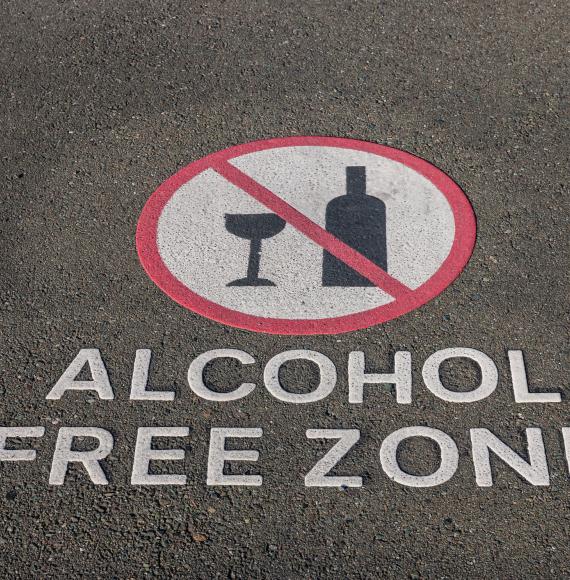 Alcohol free zone 