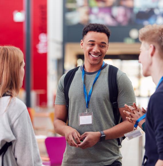 Young people speaking