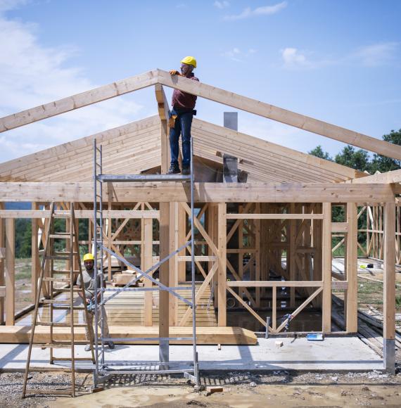 House being built