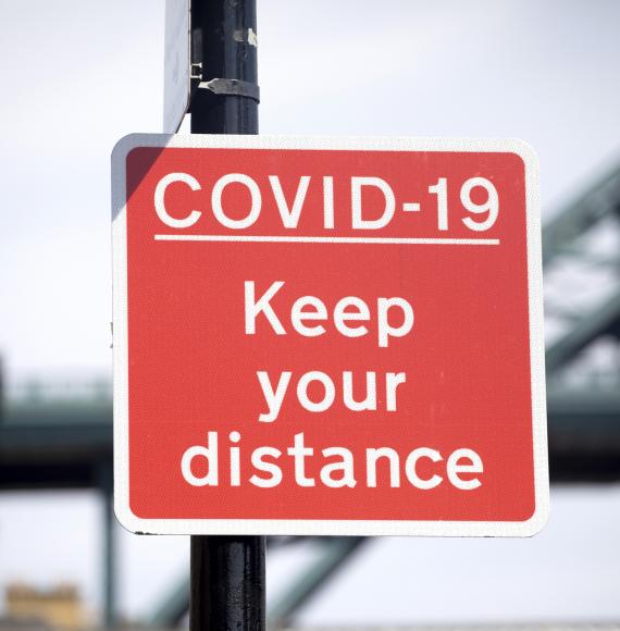 Covid-19 sign