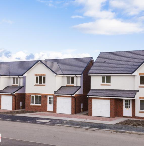 Newly built houses