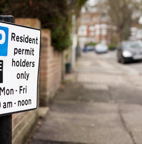 Parking sign