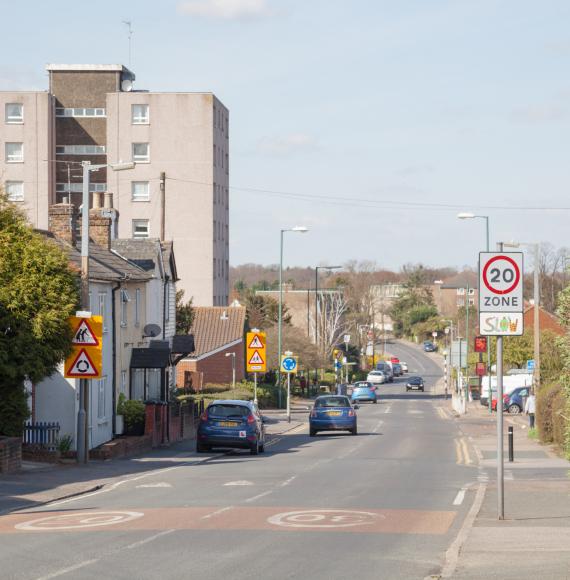 Street scene in Harlow