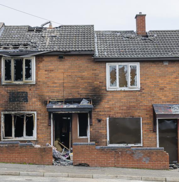 Derelict houses