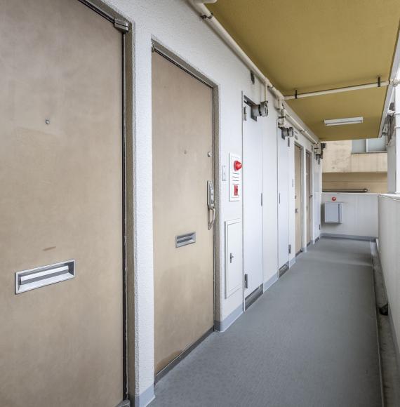 Hallway of a residential block of flats