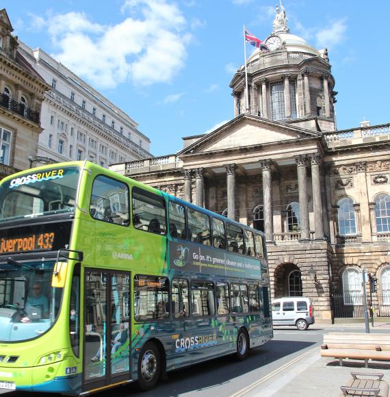 Bus in Liverpool