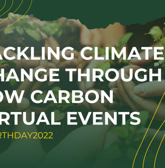 Tackling climate change through low carbon virtual events