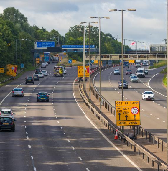 Motorway transport construction