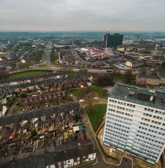 Block of flats in Stoke-on-Trent