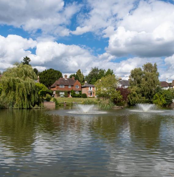 Village pond in Lindfield, Mid Sussex