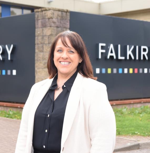 Karen Algie - Falkirk Council's new Director of Transformation, Communities and Corporate Services