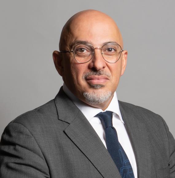 Nadhim Zahawi, Education Secretary, Official Portrait