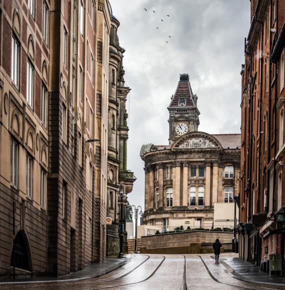 Birmingham City in Victoria Square, West Midlands