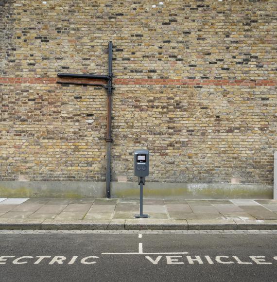 Liberty charge on street EV charger
