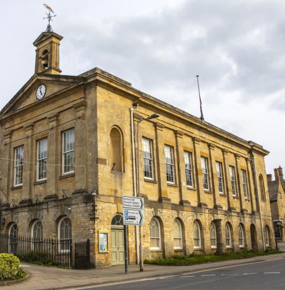 Town hall in Chipping Norton, West Oxfordshire