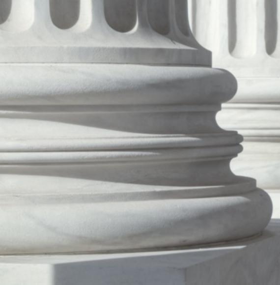 Columns in a government building