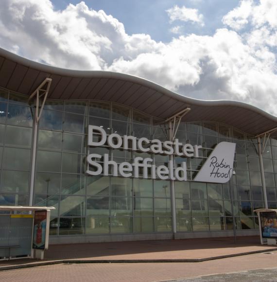 Exterior of Doncaster Sheffield Airport