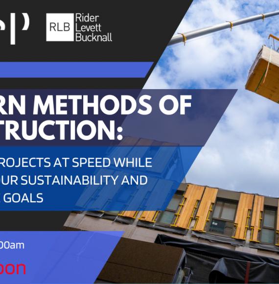 Webinar | Modern methods of construction