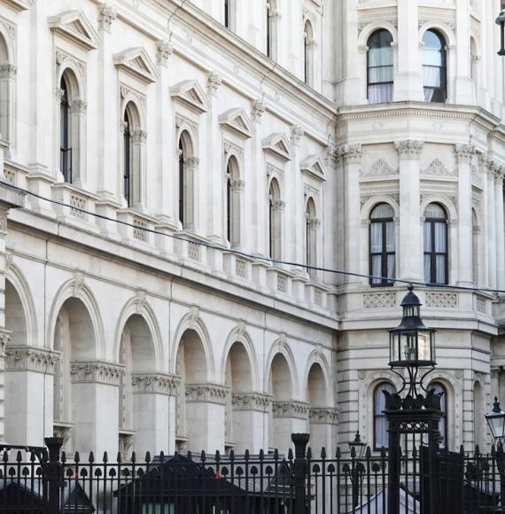 Entrance to Downing Street from Whitehall