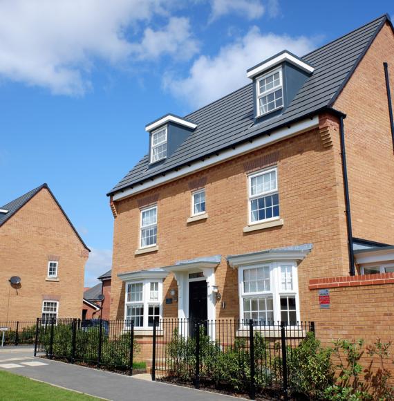 New build home in England