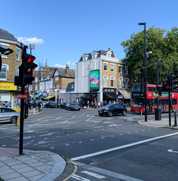 Junction in Chiswick, London