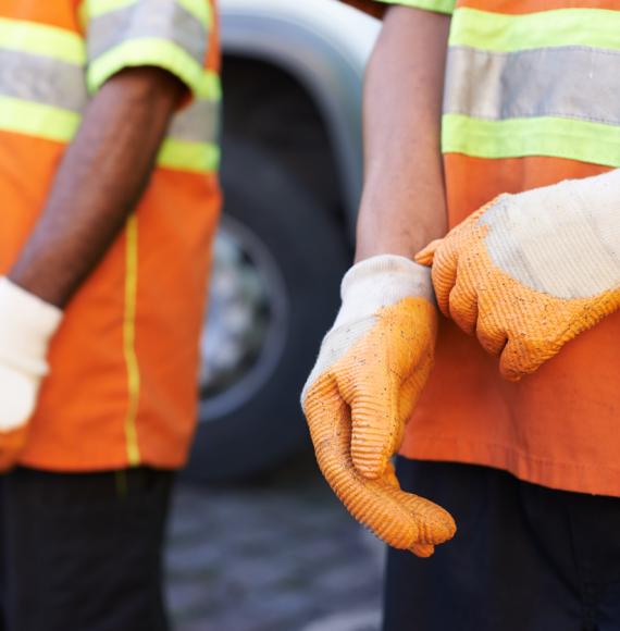 Two bin men