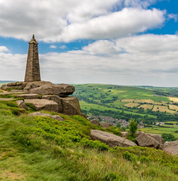 Wainman's pinnacle near Glusburn, North Yorkshire