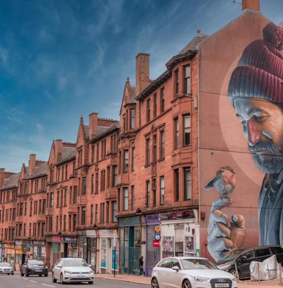 Mural in glasgow