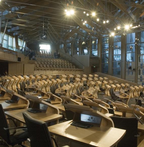 Scottish Parliament chamber