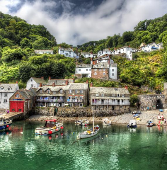 From Clovelly, a fishing port in Devon