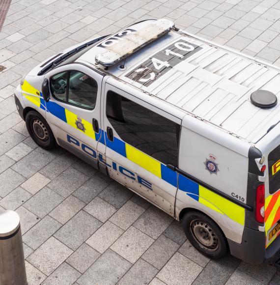 West Midlands Police van