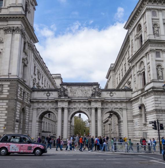 Exterior of the foreign office in London