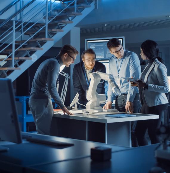 Healthcare workers on AI research