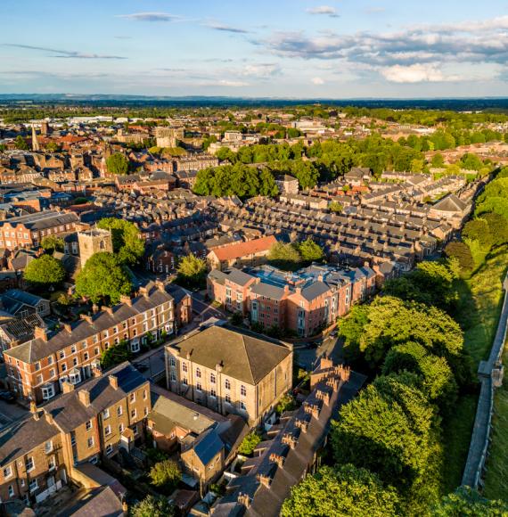 Residential area of York, North Yorkshire