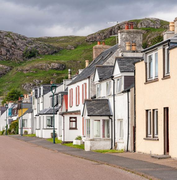 Remote Scottish village