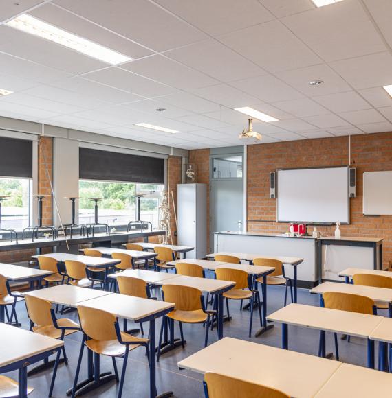 Empty classroom