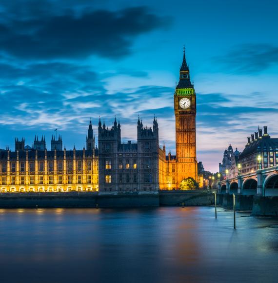 big ben at night