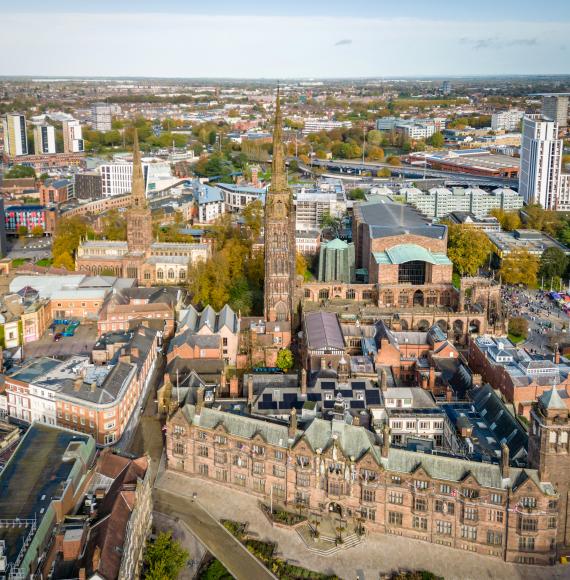 City centre of Coventry