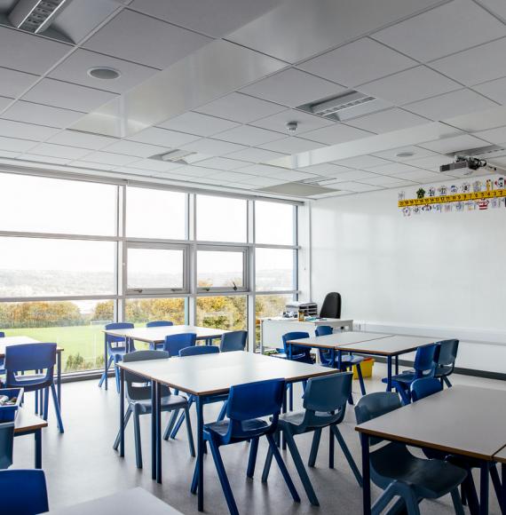 Empty School Classroom