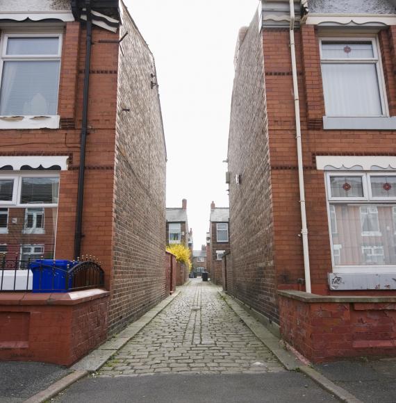 Row of terraced houses in Manchester