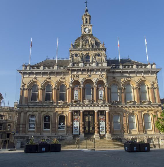 The Town Hall in Ipswich